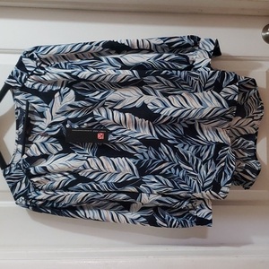 KANCY KOLE womens blouse top size‎ XL leaves New with tags